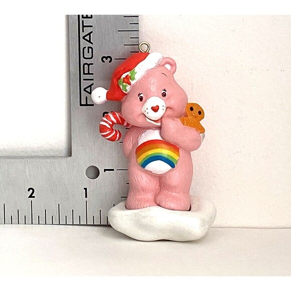 Vintage Care Bears Rainbow Cheer Bear Christmas Ornament American Greetings Y2K - Picture 6 of 6